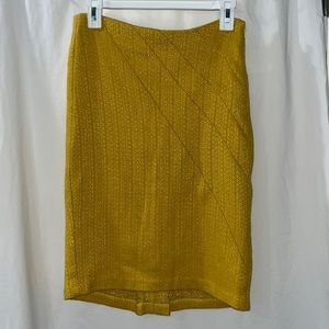 Eva Franco Yellow Align Skirt